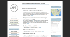 Desktop Screenshot of philosophyteachers.org